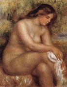 Pierre Renoir Bather Drying her Leg oil painting reproduction